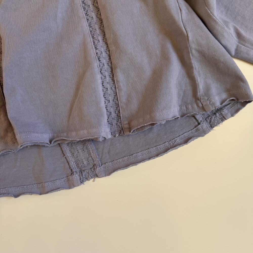 Free People Marla Long Balloon Sleeve Flowy Boho Size Medium Festival Relaxed - Picture 8 of 12